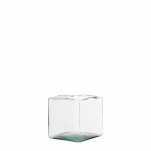 Velón Cuadrado Transparente OTÚN 10 X 10 Cm