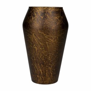 Florero Vinci Oxido Dorado OTÚN 23 X 13,5 Cm