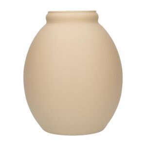 Florero Decorativo Roy Pastel Suave Beige OTÚN Unidad