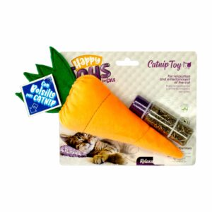 Juguete Para Gato Diseño Zanahoria Con Cat Nip HAPPY GATNIP Unidad