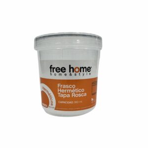 Frasco Hermético Con Tapa Rosca FREE HOME 380 Ml