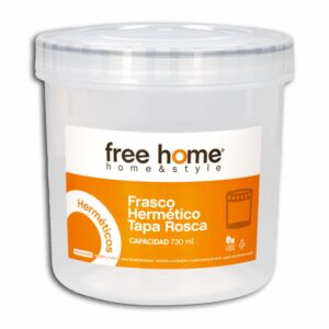 Frasco Hermético Tapa Rosca FREE HOME 730 Ml