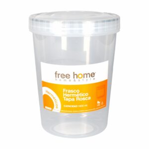 Frasco Hermético Tapa Rosca FREE HOME 1400 Ml