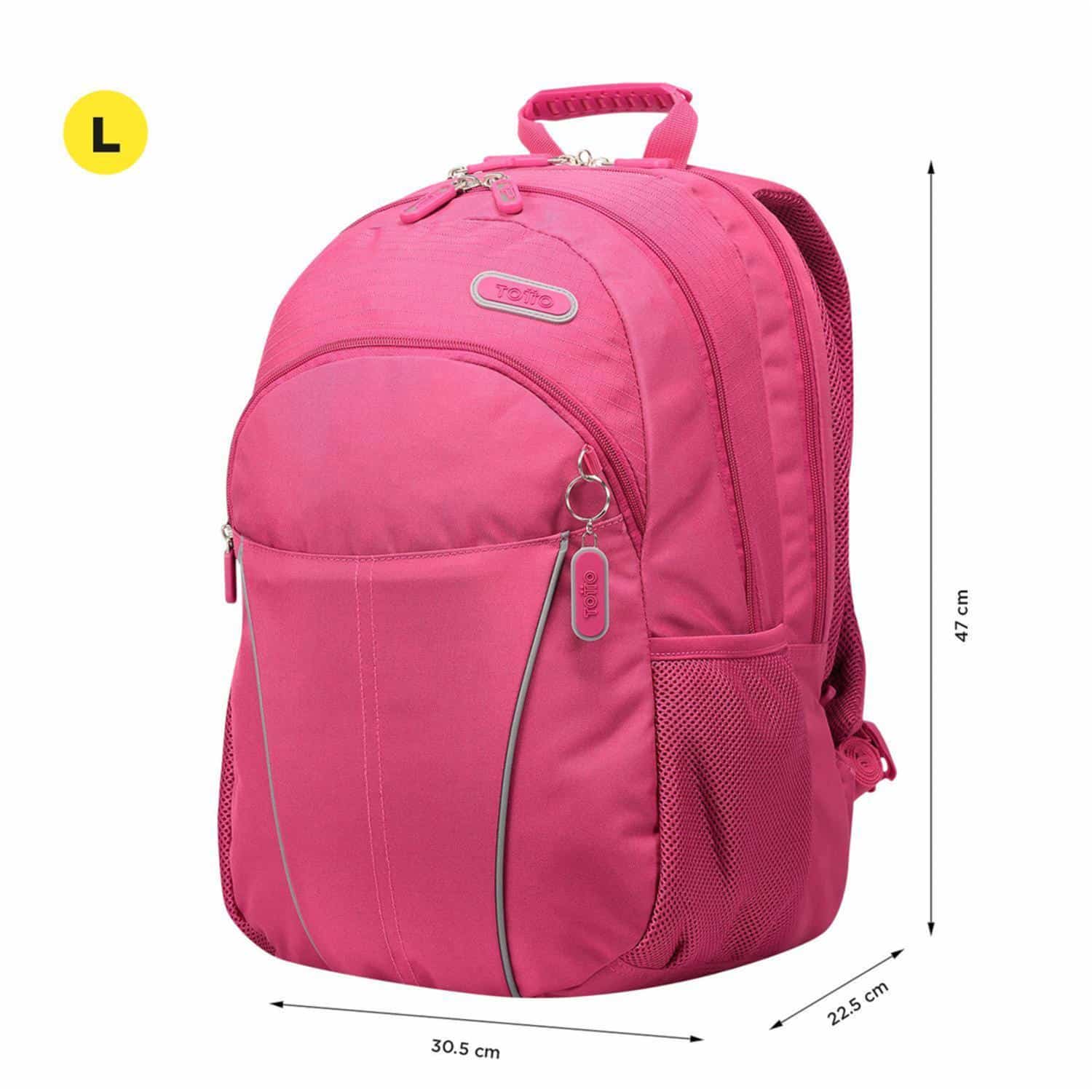 Mochila Para Pc Cambridge Fucsia TOTTO Unidad - Imagen 3