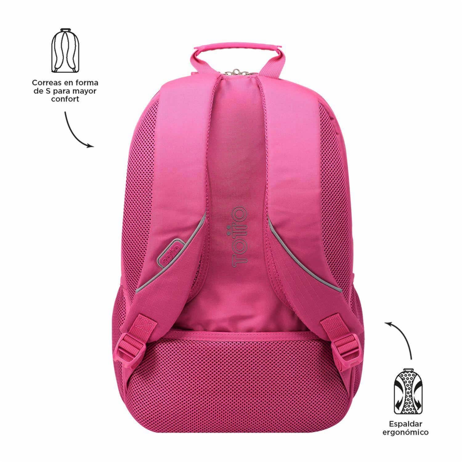Mochila Para Pc Cambridge Fucsia TOTTO Unidad - Imagen 4