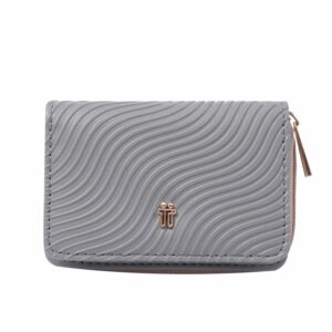 Monedero Gris Modelo F Mini Para Dama TOTTO