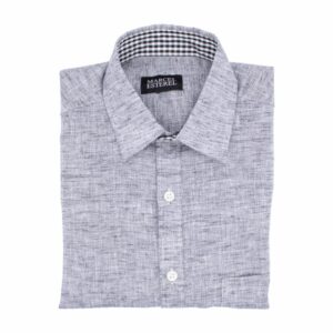 Camisa Casual Formal Manga Larga Con Textura Negro MARCEL ESTEREL