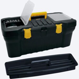 Caja De Herramientas 24" Cerradura De Metal Negro RIMAX Unidad