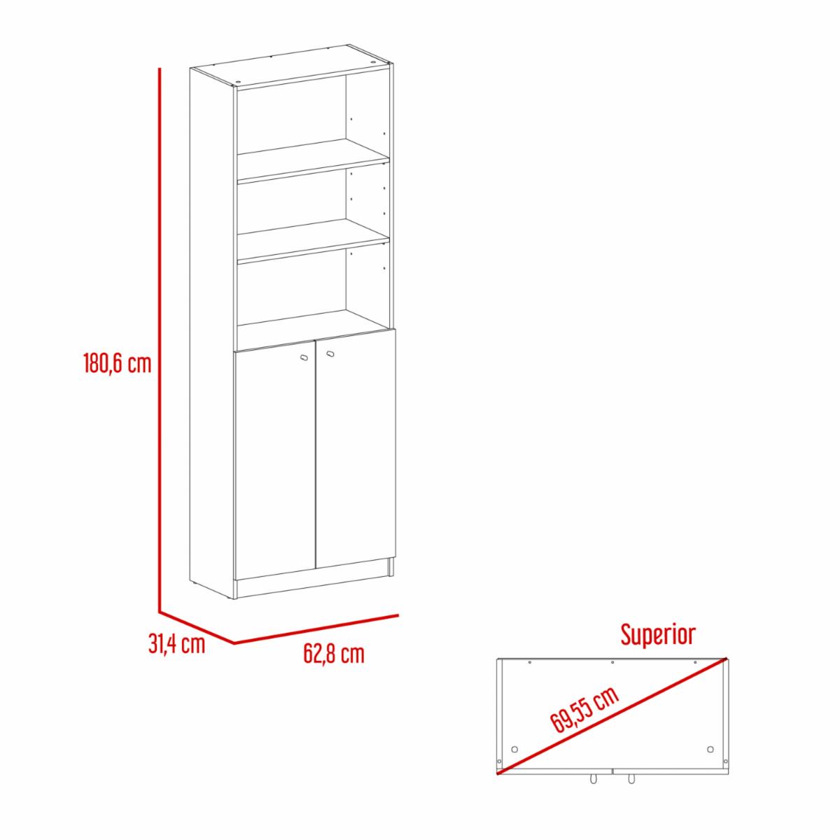 Estante Home + Puertas RTA MDP