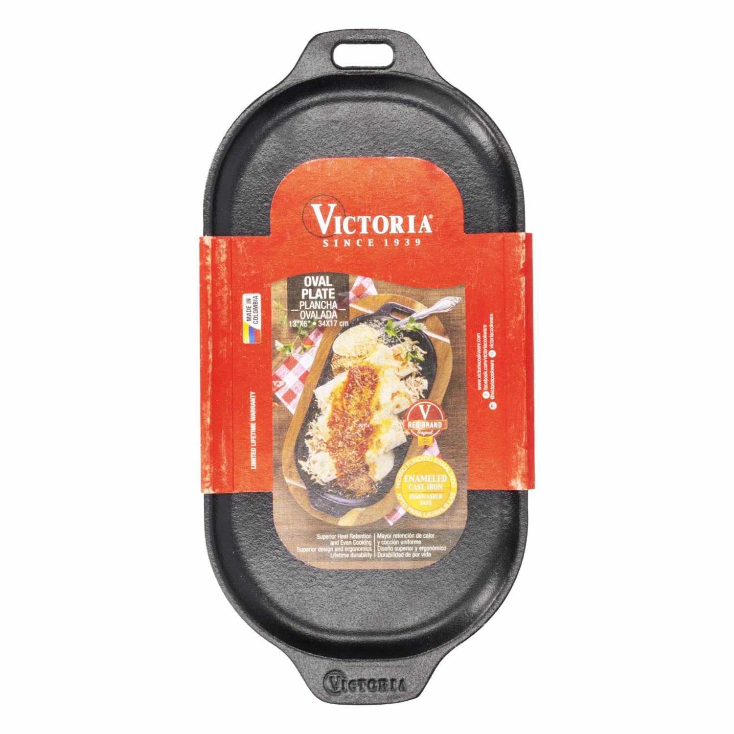 Plancha De Inducción Ovalada Esm Negro Mate Victoria VICTORIA Unidad