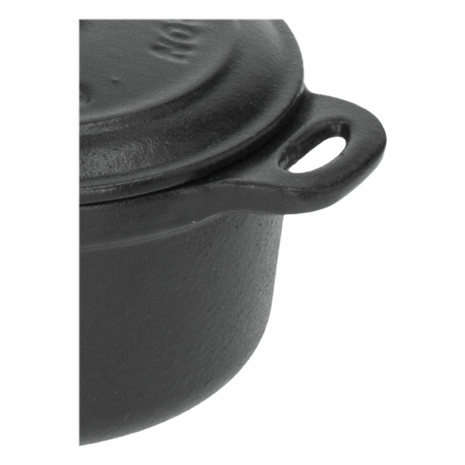 Mini Olla Hierro Fundido Esmaltada Mate VICTORIA 10 Cm