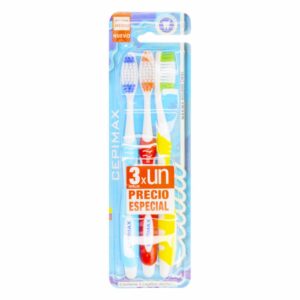 Cepillo Dental Adulto 511 Bc Cerdas Medianas CEPIMAX Pack X3 U