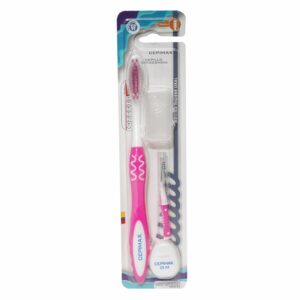 Kit Higiene Bucal Ortodoncia Cepillo + Protector + Interdental + Seda CEPIMAX Pack X 4 Uds