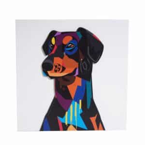 Cuadro Decorativo Colección Apliques Flotados De Mascotas KINK Unidad