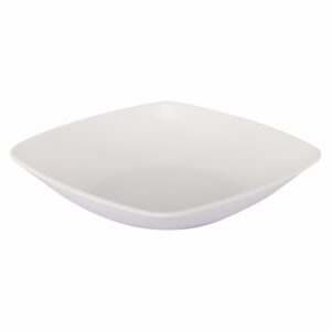 Plato Cuadrado Sopero Blanco VAJILLAS SABANA Pequeño