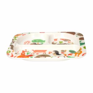 Plato Infantil Multiuso Diseño Animales VAJILLAS SABANA Unidad