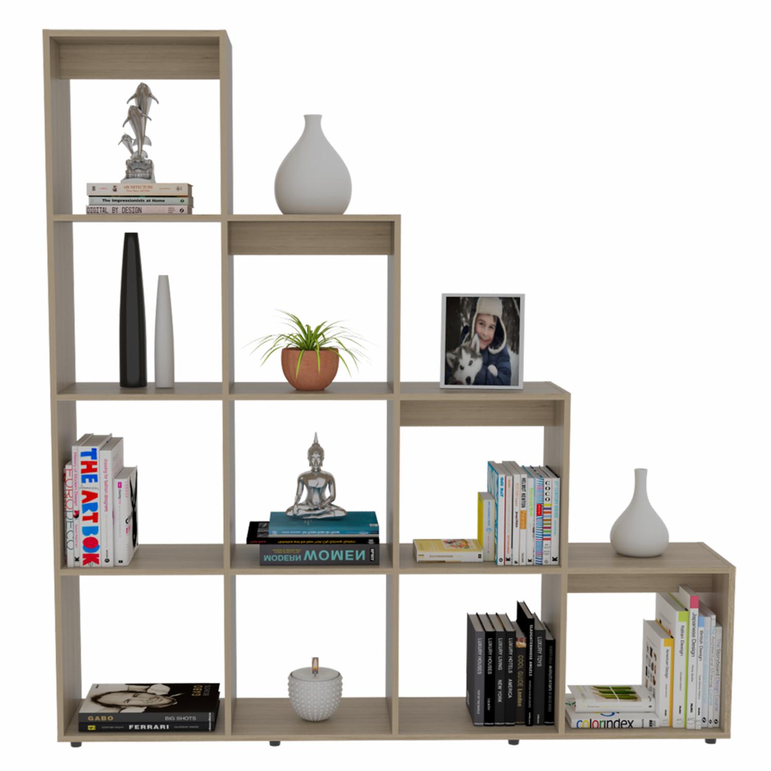 Divisor De Espacios Biblioteca Escalera Beijing Rovere RTA MDF - Imagen 4