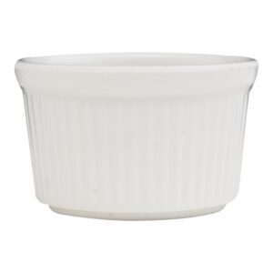 Dulcera Circular Pequeña Blanca VAJILLAS SABANA 7,5 X 7,5 X 5 Cm