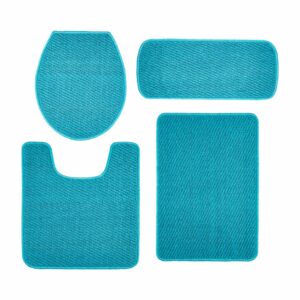 Set De Baño Aguamarina FREE HOME 4 Piezas