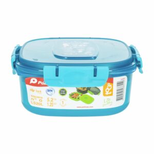 Repostero Plástico ToGo Clip N' Lock Con Divisiones PÓLIMES 1,25 Litros