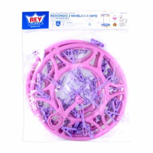 Colgador Redondo Forte 36 Ganchos REY Unidad