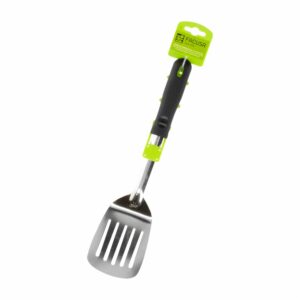 Espátula Calada Mango Plástico Color Negro FACUSA Unidad