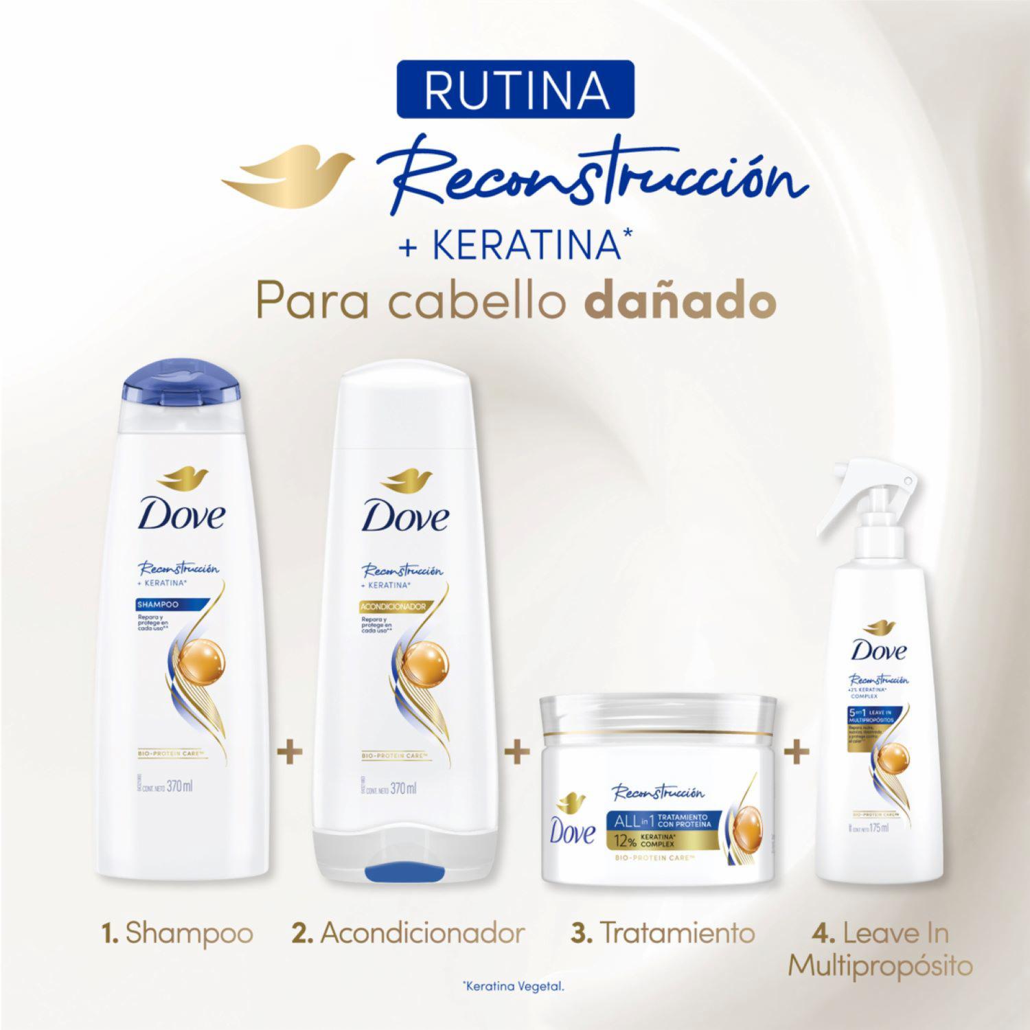 Shampoo Para Cabello Reconstrucción Completa DOVE 750 Ml - Imagen 4