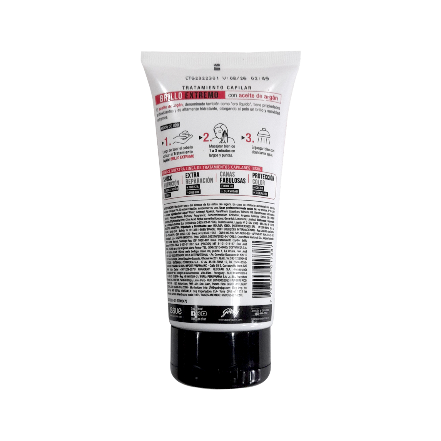 Tratamiento Capilar Brillo Extremo ISSUE 150 G - Imagen 2