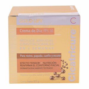 Crema Facial Gold Lift De Día Efecto Tensor CICATRICURE 50 G