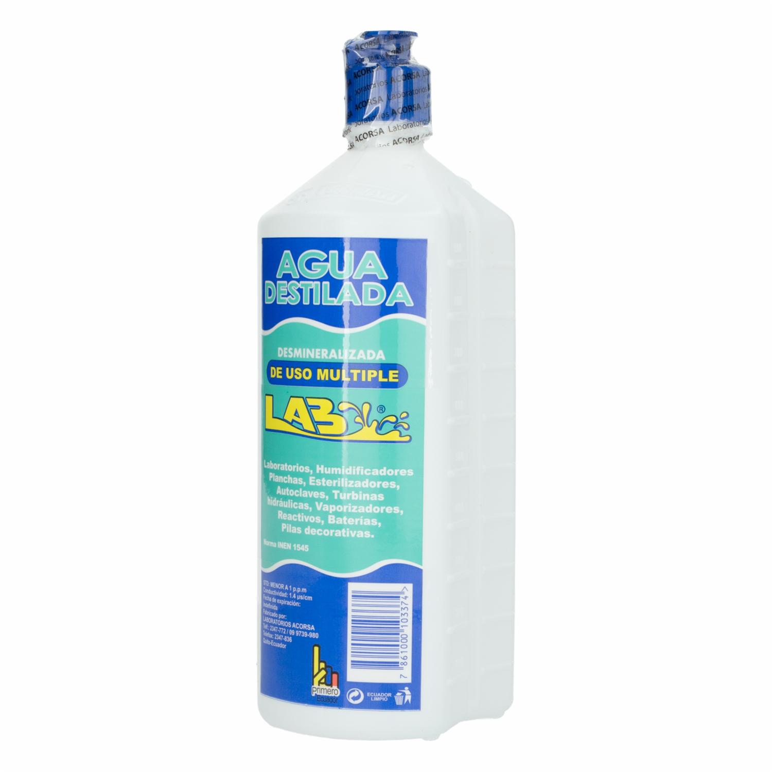 Agua Destilada LAB 1000 ml - Imagen 3