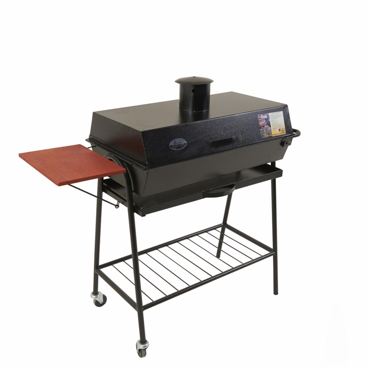 Parrilla De Carbón Con Tapa Ahumadora ARTE VALLE Grande - Imagen 2