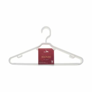 Armador Para Ropa Plástico Color Blanco HANGERS S.A. X 5 Uds