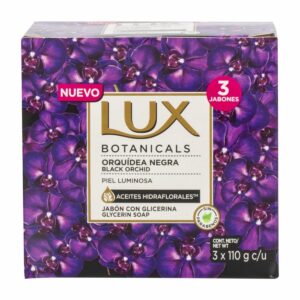 Jabón En Barra De Orquídea Negra LUX 3 X 110 G