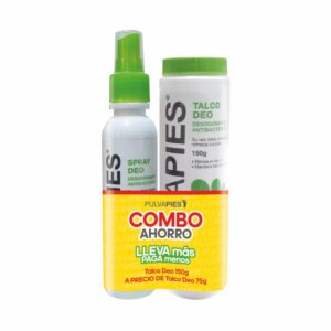 Kit Desodorante Para Pies Combo Deo # 1 PULVAPIES Set