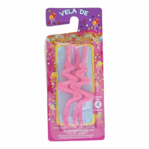 Vela Cumpleaños Zigzag HERMINIO DELGADO 5 Colores