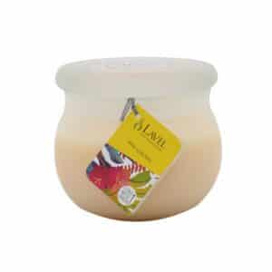 Vela Vaso Bombonera Gj9 Pina Colada LAVEL 8,5 X 9,5 CM