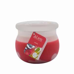 Vela Vaso Bombonera Gj9 Sandia LAVEL 8,5 X 9,5 CM