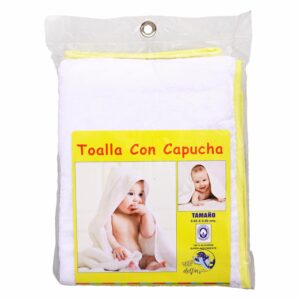 Toalla Capucha Infantil 80 X 85 Cm - Nina DELFÍN unidad