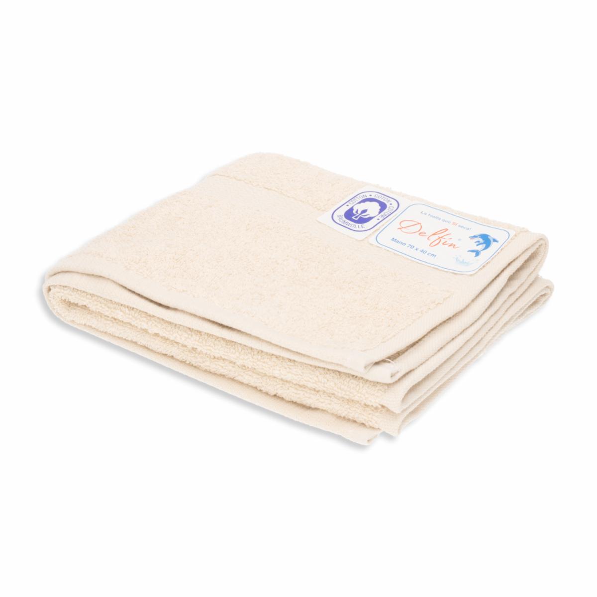 Toalla De Baño Pequeña Rosa Claro DELFÍN 40 X 70 Cm