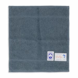 Toalla De Cara Azul Petróleo Claro DELFÍN 30 X 30 Cm