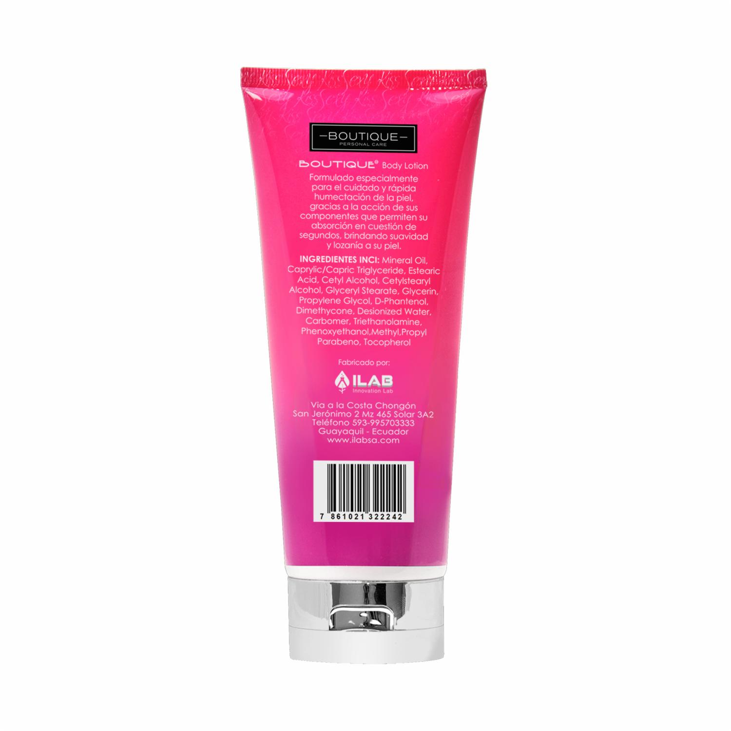 Crema Loción Sexy Kiss BOUTIQUE 210 G - Imagen 2