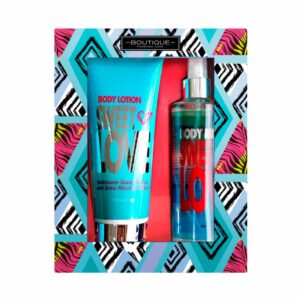 Set Corporal Sweet Love Body Lotion+Body Mist BOUTIQUE Estuche Tipo Regalo