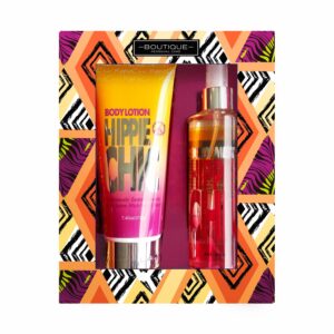 Set Corporal Hippie Chick Body Lotion+Body Mist BOUTIQUE Estuche Tipo Regalo