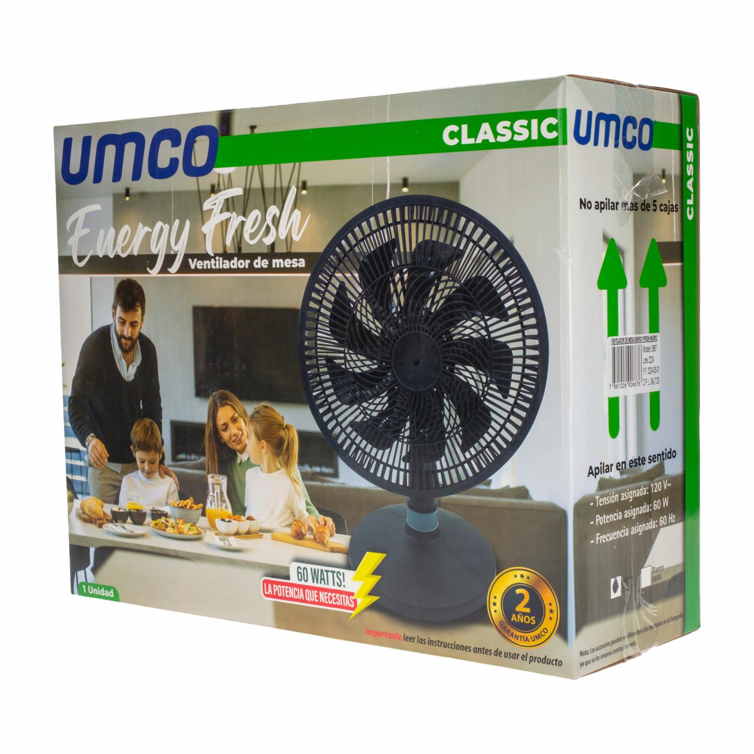 Ventilador De Mesa Energy Fresh UMCO 667 - Imagen 3