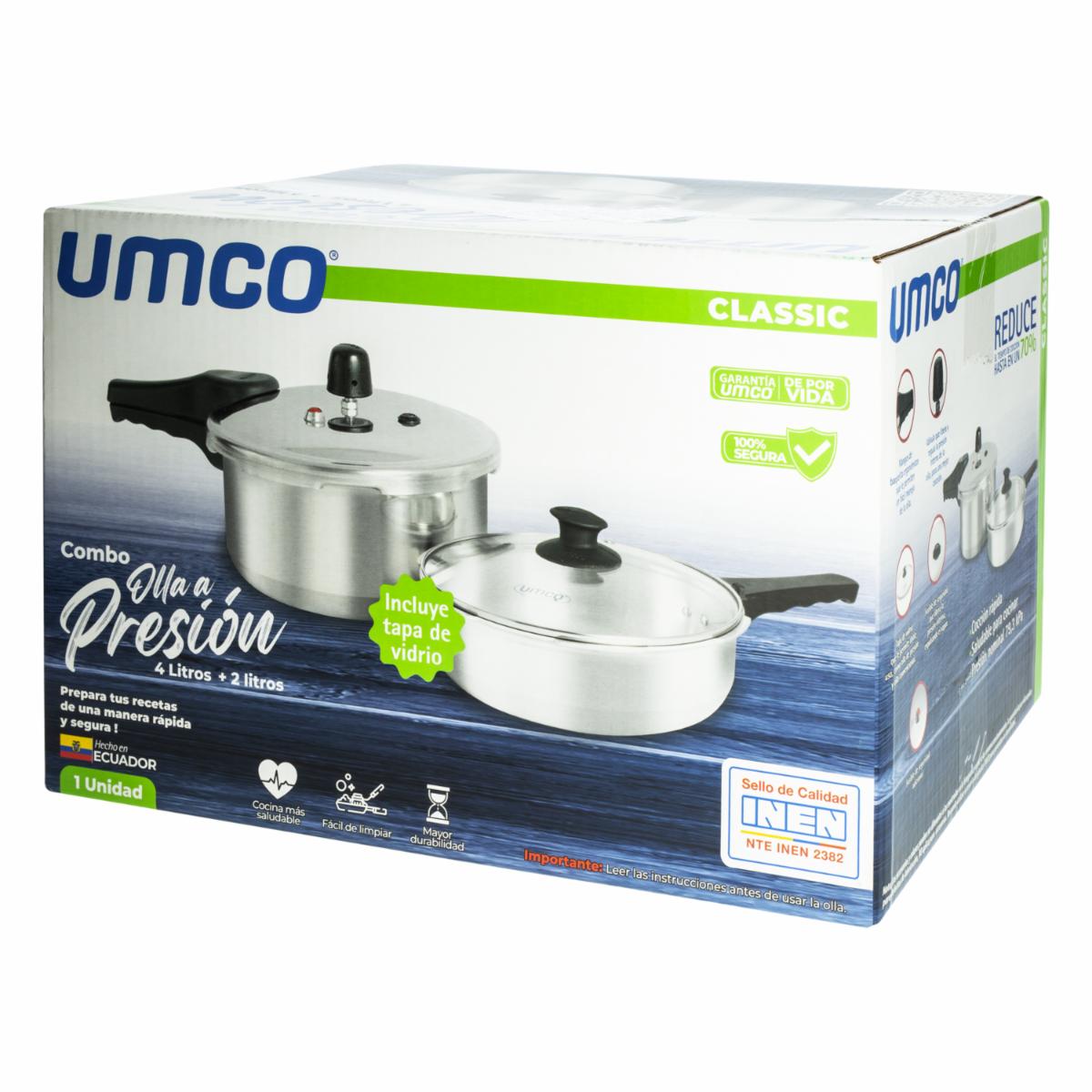 Ollas De Presión 2 Piezas UMCO 2- 4 Lt - Imagen 4