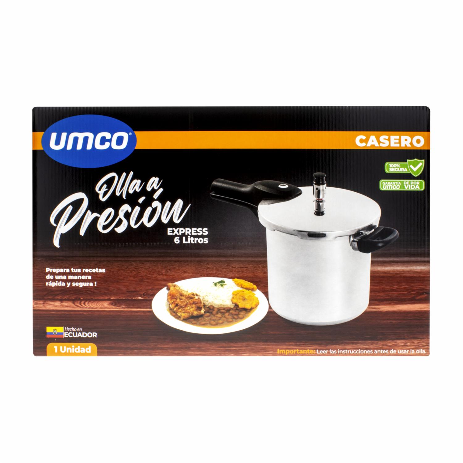 Olla De Presión Express UMCO X6 Litros