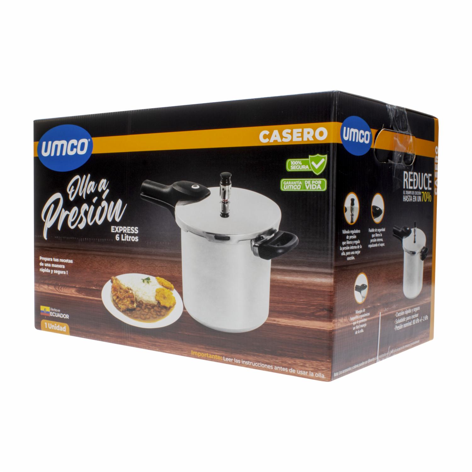 Olla De Presión Express UMCO X6 Litros - Imagen 3