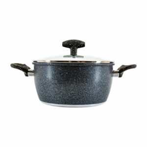 Olla Caldero De Inducción Black Stone Plus UMCO 24 Cm