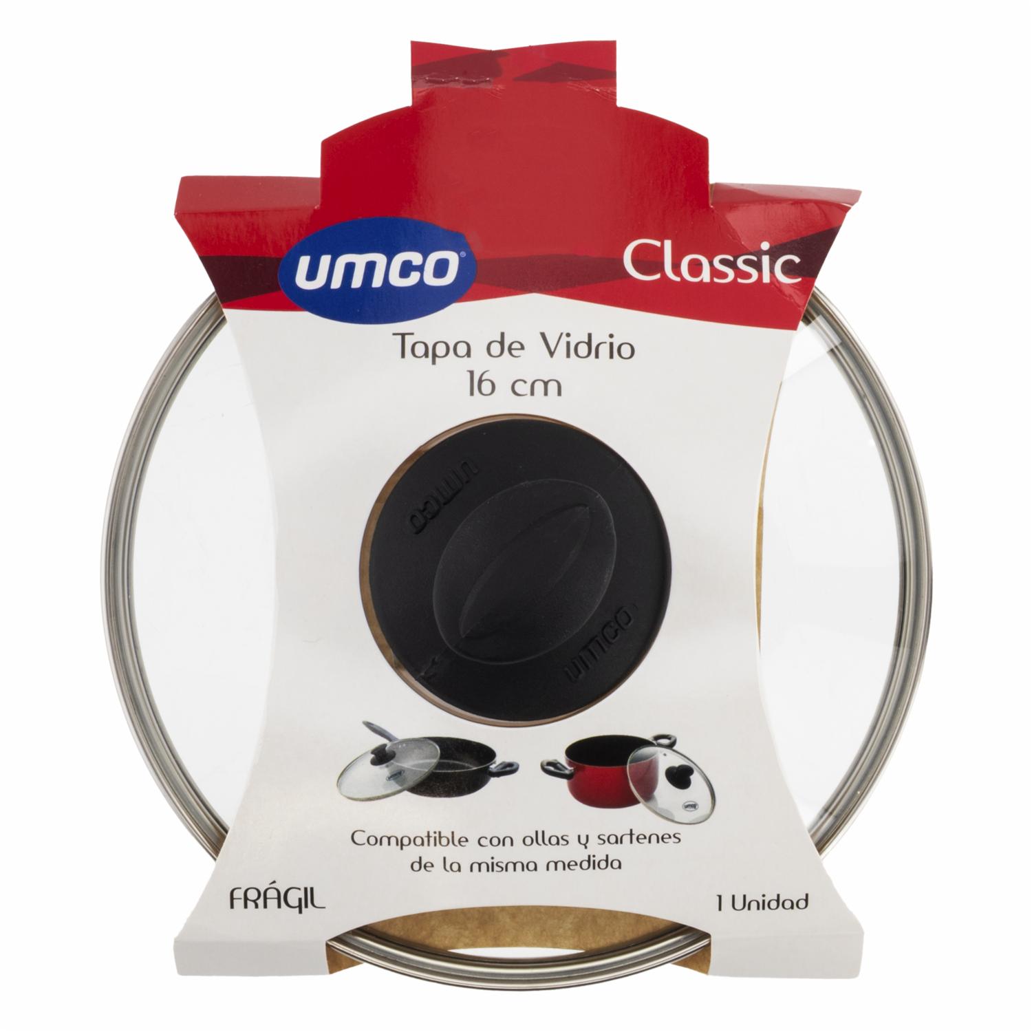 Tapa De Vidrio Para Ollas y Sartenes UMCO 16 Cm - Imagen 3