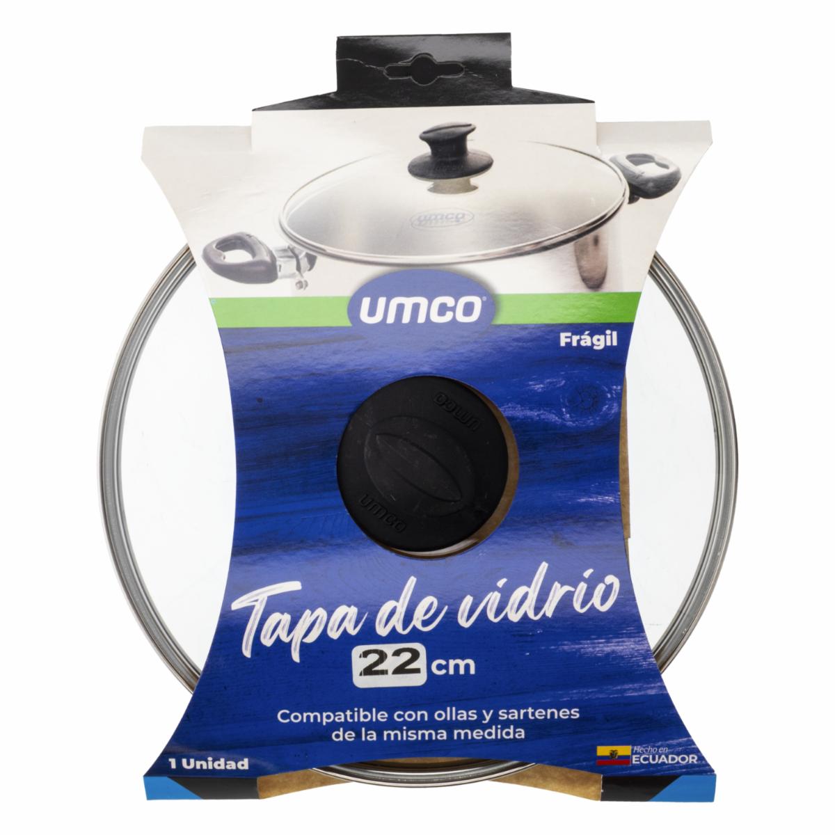 Tapa De Vidrio Para Ollas y Sartenes UMCO 22 Cm - Imagen 3